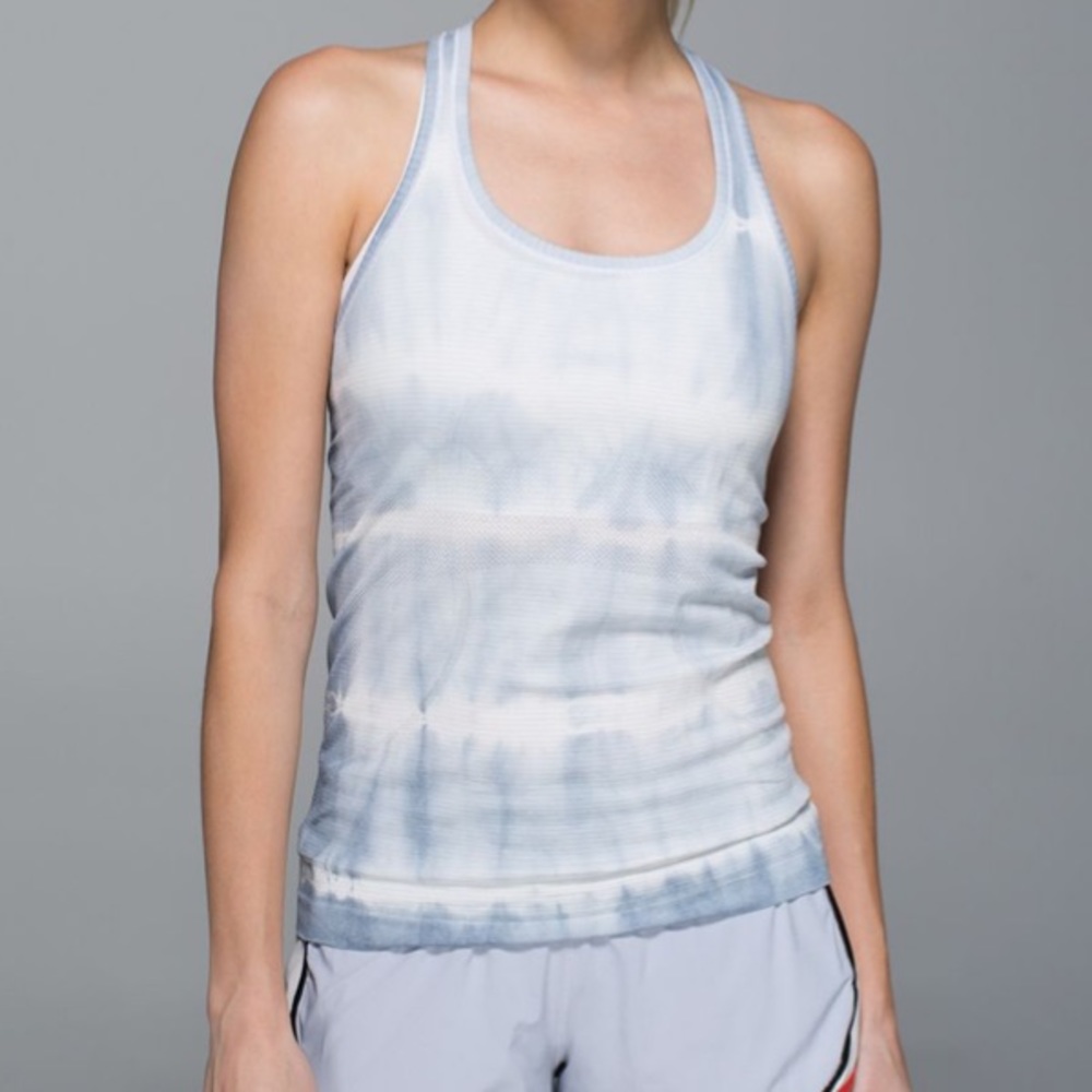 tie dye lululemon swiftly tank